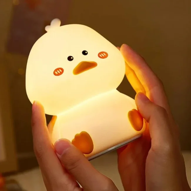 Adorable-Duck-Silicone-Night-Light-3