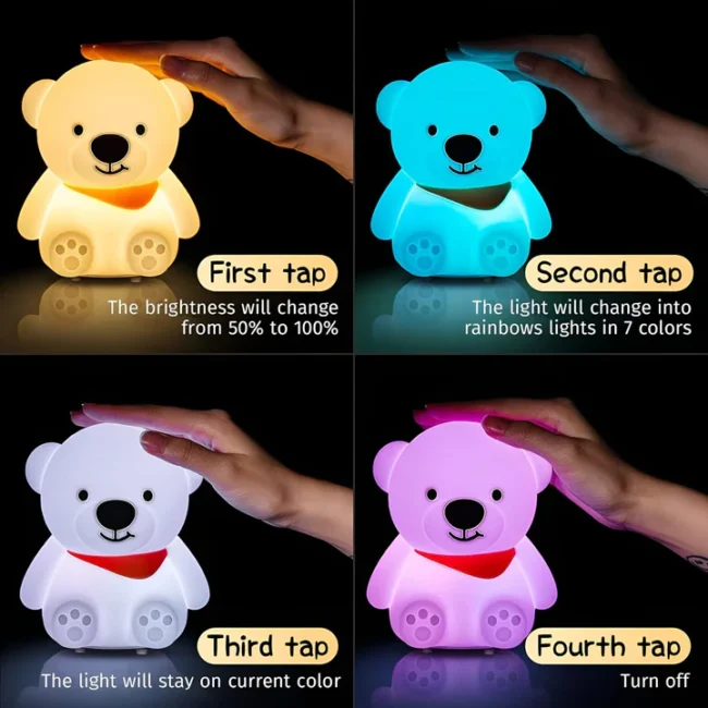 Cute-Bear-Silicone-Night-Light-1