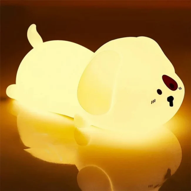 Cute-Dog-Silicone-Night-Light-1