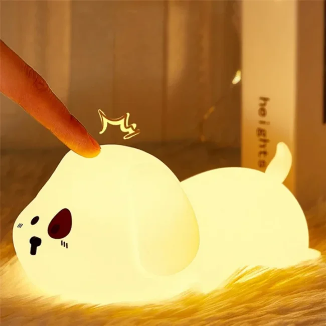 Cute-Dog-Silicone-Night-Light-2