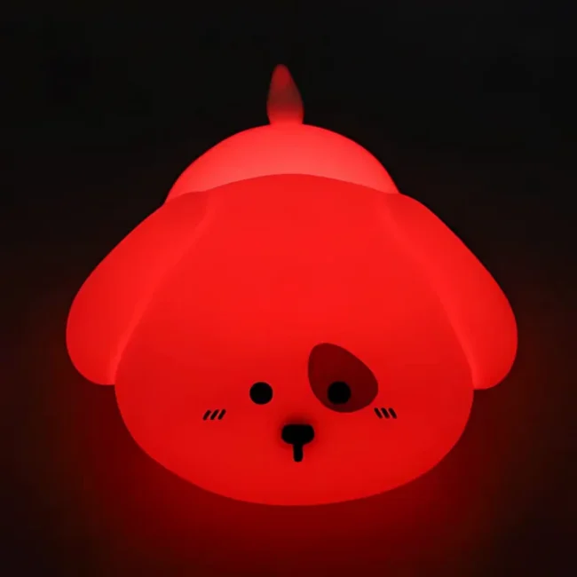 Cute-Dog-Silicone-Night-Light-8