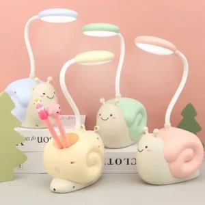 Cute Snail LED Desk Lamp – Light Up Your Space with Adorable Charm!