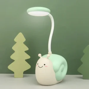 Cute Snail LED Desk Lamp – Light Up Your Space with Adorable Charm! - Green