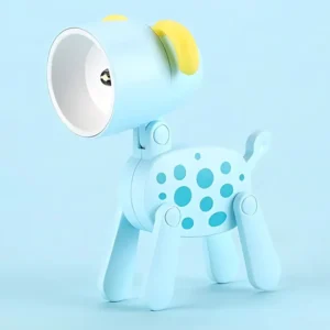 Mini Animal LED Desk Lamp – Adorable Light for Desk & Decor - Sky Blue