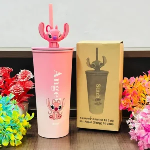 Steel Tumbler- Kuromi, Hello Kitty, Stitch, and Angel - Angel
