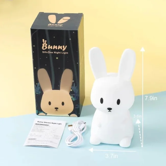 Sitting-Bunny-Silicone-Night-Light