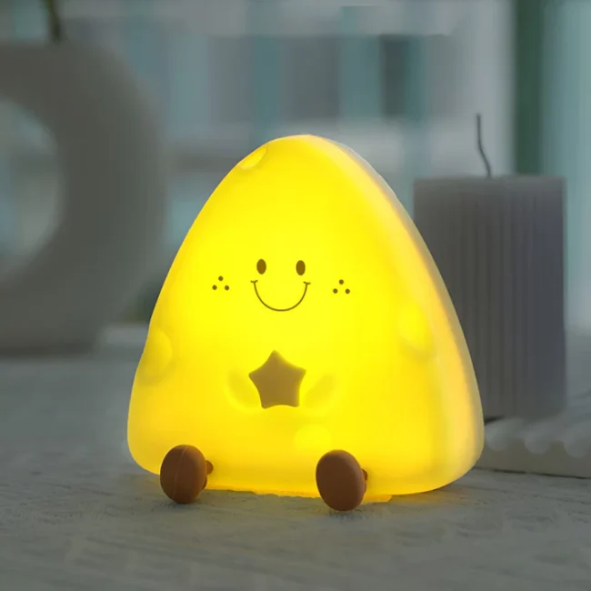 Smiling-Cheese-Shaped-Night-Light-2