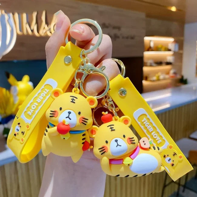 Tiger-with-Apple-3D-Keychain-1