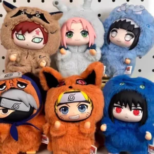 Naruto Monster Party Series Blind Box – Slumbering Shinobis Plush Figures (14 cm)