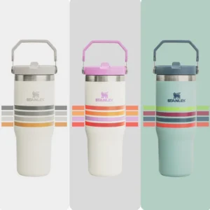Stanley IceFlow Flip Straw Tumbler Varsity – Leakproof & Insulated Bottle