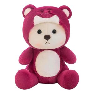 Hooded Hat Bear Plush Toy 30cm – Super Soft Cuddly Stuffed Animal for Kids & Babies | Cute Return Gift & Room Décor