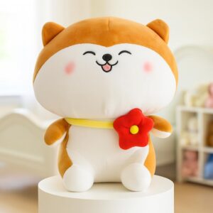 Cat Flower Plush Soft Toy (30 cm) – Cute Hugable Gift for Kids & Home Decor