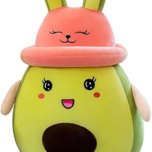 Soft Avocado Cushion Stuffed Toy – Cute Plush Animal for Kids & Home Decor (35 cm)